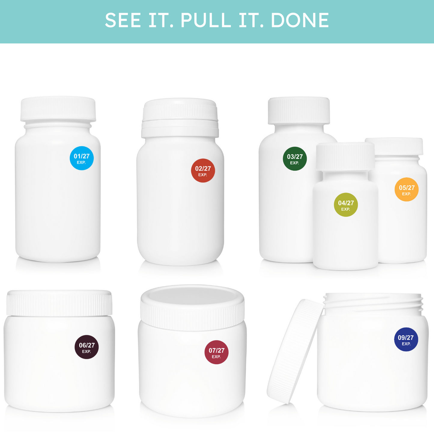 Pharmacy Expiration Date Stickers - Edition 2027