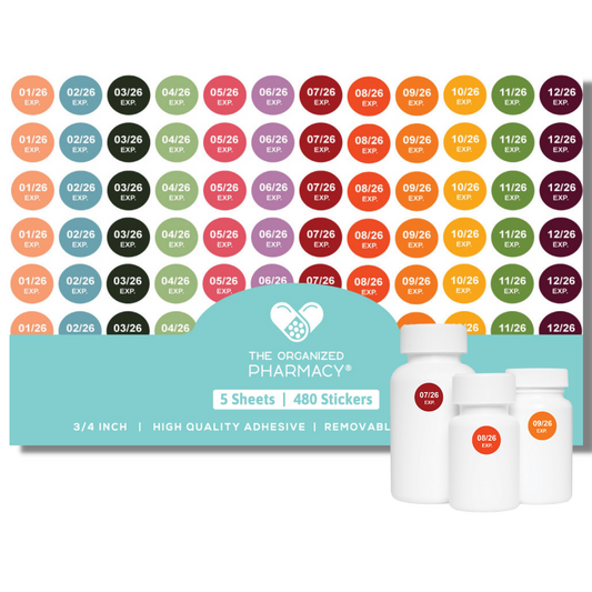 Pharmacy Expiration Date Stickers - Edition 2026