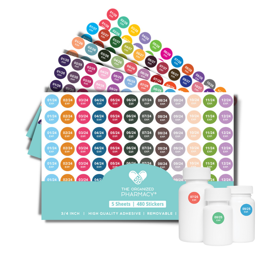 Pharmacy Expiration Date Stickers - Edition 2024-2028 - BUYONEGETONE50