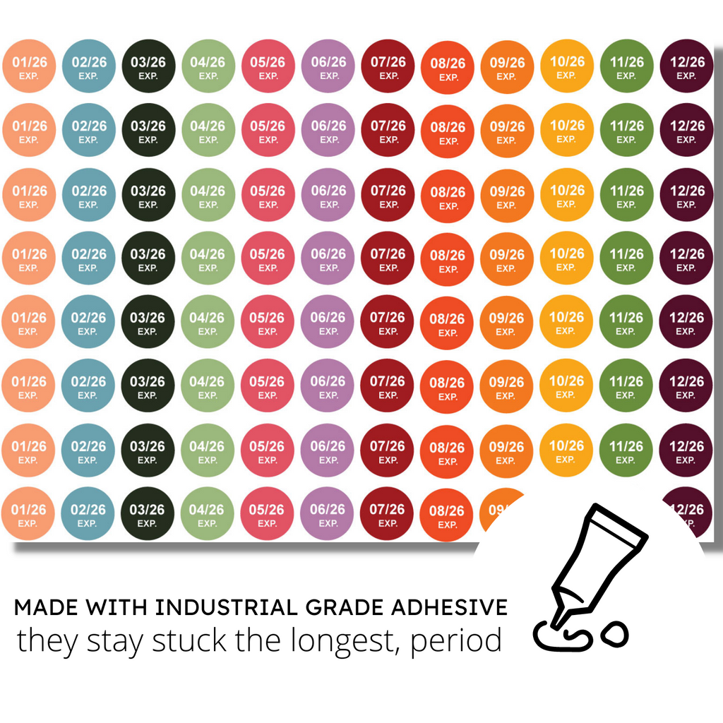 Pharmacy Expiration Date Stickers - Edition 1/22 - 12/23